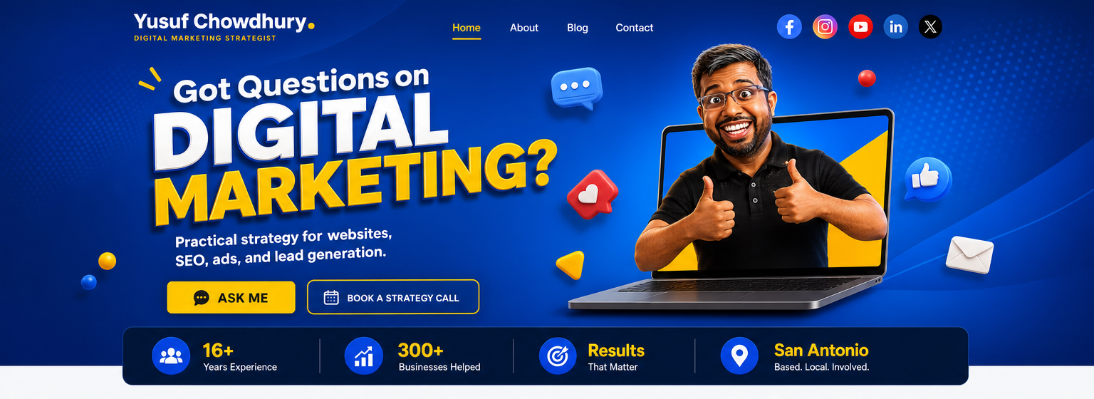 Yusuf Chowdhury - Got Questions on Digital Marketing?